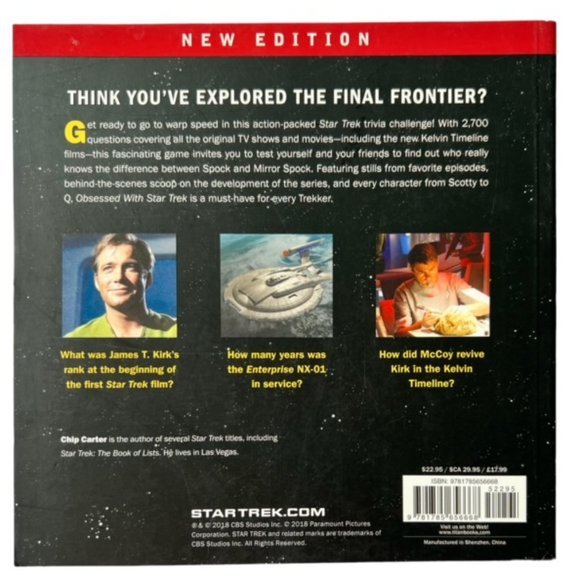 🔥 NEW “Obsessed with Star Trek” Book by Chip Carter‎ EXPANDED & UPDATED! [2018] - Picture 3 of 10